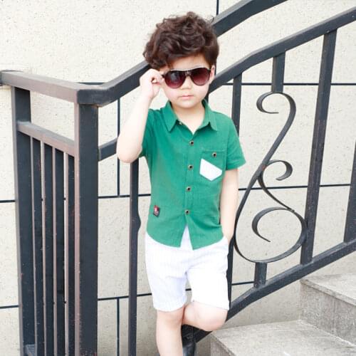 Summer Suit For Boys Kids Vest+Shorts 2PCS Clothing Set Gentleman Children Wedding Dress Birthday Party Wear Formal Tuxedo Suits