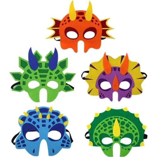 Superhero Dinosaur Mask Haloween Costumes Tyrannosaurus rex Stegosaurus Pterosaur Costume Party Favors Haloween Cosplay Mask