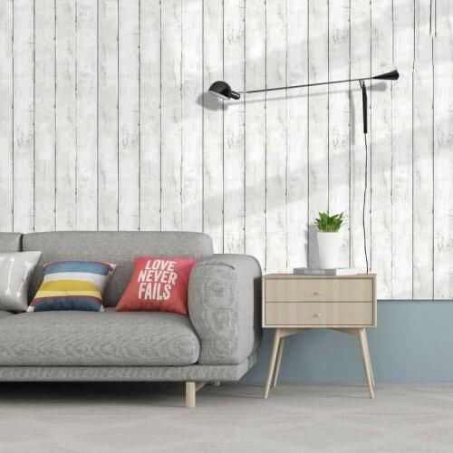 Nordic Wood Grain Wall Stickers TV Backdrop Waterproof Wallpaper Self Adhesive Decoration for Living Room for The Walls