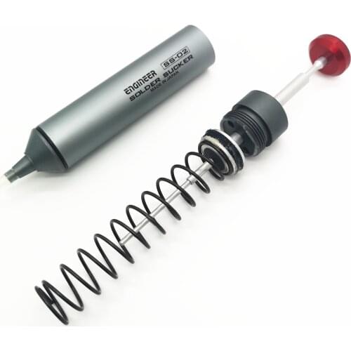 Powerful Small One-Handed Portable Engineer SS-02 Solder Sucker Manual Desoldering Pump