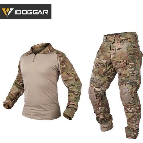 IDOGEAR Hunting Clothes camouflage uniform Gen3 Tactical Combat BDU clothes Airsoft Paintball Multicam Battlefield military