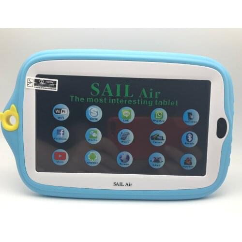 SAIL Air kids tablets best quality new model dual camera quad-core pre-installed lots of games story book android learing tablet