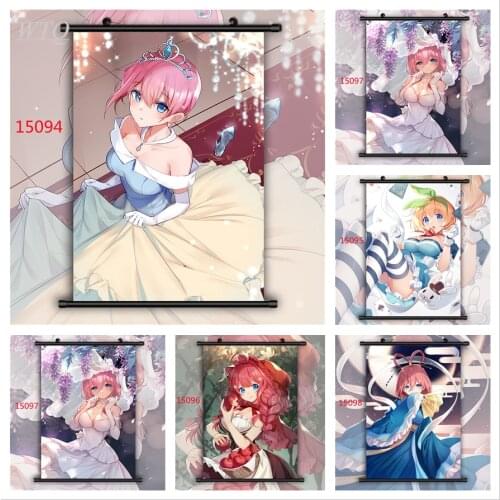 The Quintessential Quintuplets Nakano Ichika Nino Miku Yotsuba Wall Poster Anime Posters Canvas Painting Wall Art Home Decor