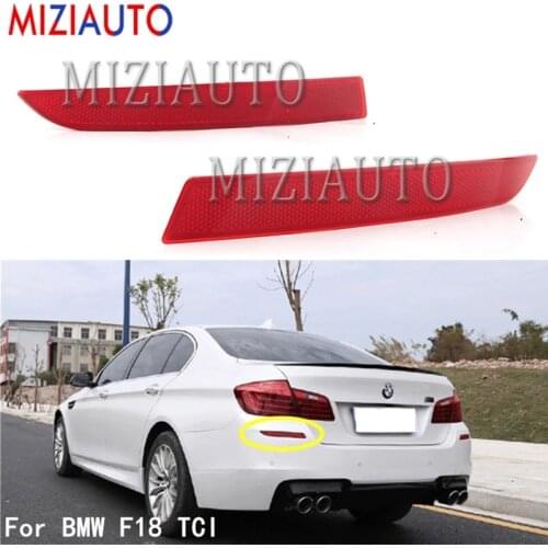 MIZIAUTO Rear Bumper Light For BMW F10 F18 520d 520i 528i 535i 2013 2014 2015 2016 Reflector Light Fog Lamp Car Accessories