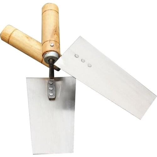 1pcs Small Midget Cement Float Margin Trowel Bucket Stainless Steel Concrete Finishing Trowel Spatula Construction Tools