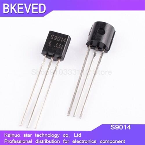 100PCS S9014 TO-92 9014 TO92 new triode transistor