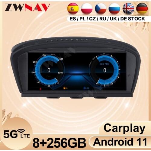 8+256G Carplay Android 11 For BMW 5 Series E60 2005 2006 2007 2008 2009 2010 Car Audio Radio Receiver GPS Video Player Head Unit