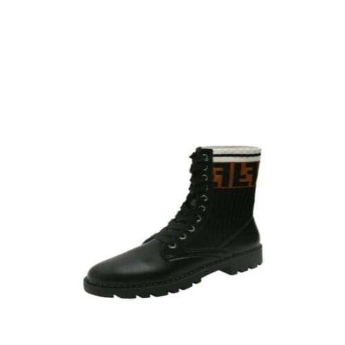 Martin Boots In Autumn And Winter New Pattern Student Low With With Elastic Force Socks Woman Boots Tide