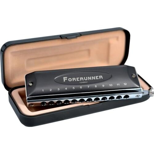 Easttop 12 Hole Chromatic Harmonica Microphone Professional Musical Harmonica Diapason Mondharmonica Metal Instruments Ed50kq