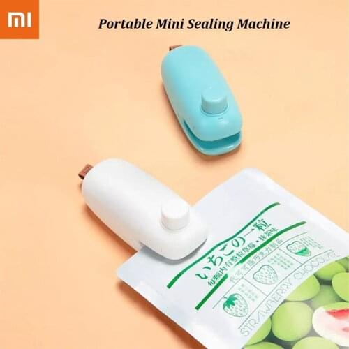 Xiaomi Mijia Youpin 90fun Mini Electric Food Sealing Clips Machine Slip Cover Capper Snack Packing Bag Heat Sealer Tool Kit