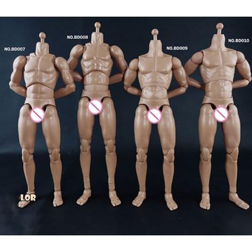 COOMODEL BD007 BD008 BD009 BD010 1/6 Muscular Male Body 27cm/25cm Model Hot Toys For 1:6 Head Sculpt In Stock