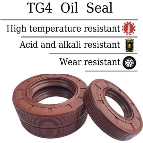 FKM Radial Shaft Skeleton Oil Seal Fluorine Rubber Three Lip Spring TG4 Ring Gasket ID 15mm