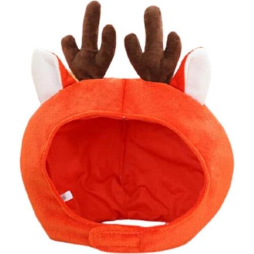 Cartoon Elk Headgear Cosplay Tricky Hat Plush Doll Toy Photo Shooting Props