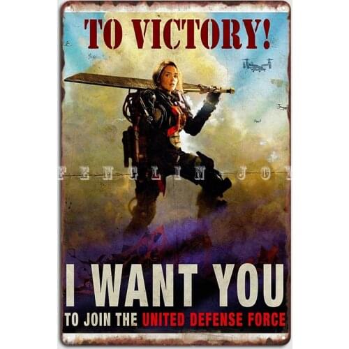 To Victory Angel Of Verdun Inspired Poster Metal Plaque Mural Wall Cave Designing Wall Decor Tin Sign Posters