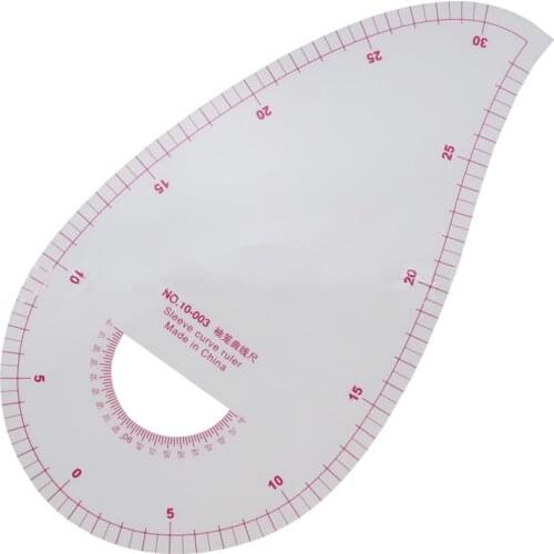 Button positioning Ruler Pockets Collar Drawing Tailor Ruler Curve Sewing Tools Accessories Length A Ruler Armhole Curve