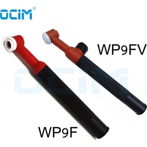 Red WP9F WP9FV SR9F /9FV Tig Torch Head And Black Welding Handle