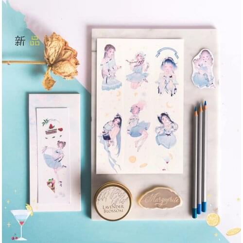 Lovely Girls Washi Tapes Bullet Journal Masking Tape Adhesive Tape DIY Scrapbooking Washi Stickers