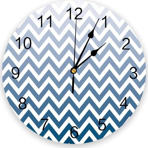 Geometric Gradient Ripple 3D Wall Clock Modern Design Brief Living Room Decoration Kitchen Clock Art Wall Watch Home Decor