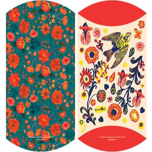 200pcs/lot The new exclusive of pillow box nougat box cookies pastry box Xmas Party Supplies