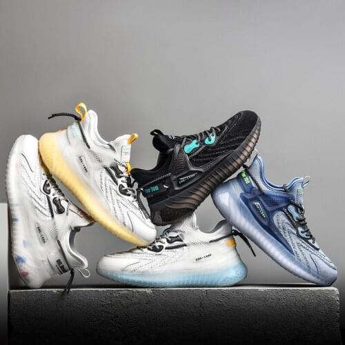 2021 New Spring/Autumn Flying Woven Breathable Lightweight Soft Casual Coconut Shoes Mens and Womens Same Quality Sneakers