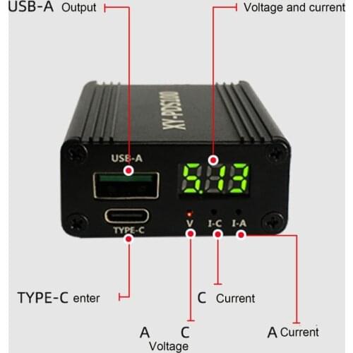 PDS100 QC4.0 PD3.0 12-28V 100W Mobile Phone Quick Charger Step Down Module 203C