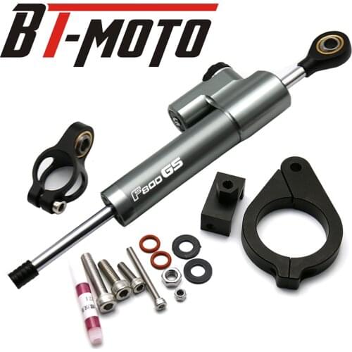 Fits For BMW F800GS Adventure F800 F 800 GS ADV Motorcycle Accessories Adjustable Steering Stabilize Damper Bracket Mounting Kit
