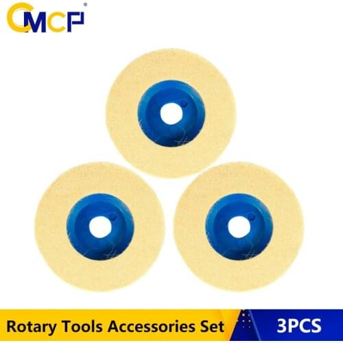 CMCP Abrasive Buffing Wheel 100x16x8mm Wool Polishing Wheel and Grinder Buffing Pad For Polishing Tools