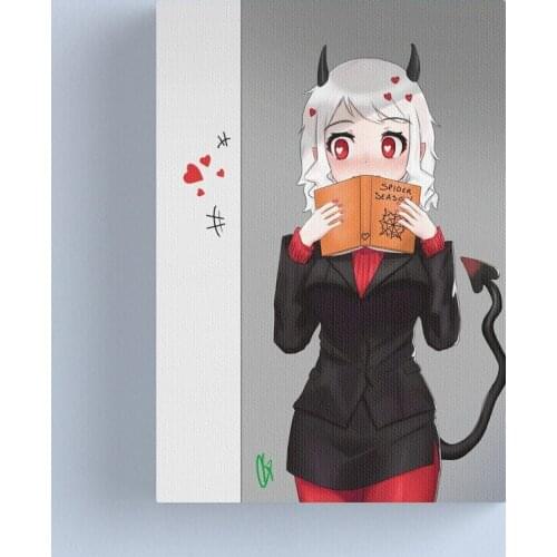 Japan Anime Cute Girl Reading Beautiful Canva Painting Print Modular Poster Wall HD Picture Home Decor Artwork Bedroom Framework