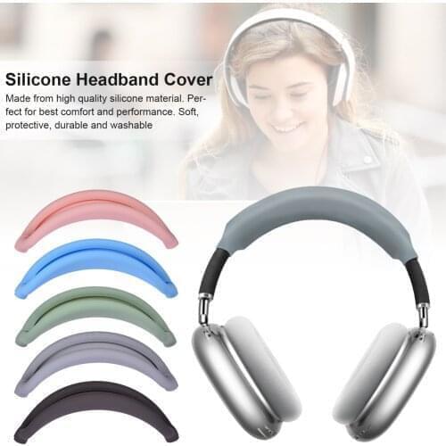 Earphone Silicone Headband Cover for AirPods Max Washable Cushion Case Earphone Cover Accessories