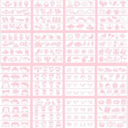 Food Cartoon Party Wheaather DIY Cake Scrapbook Stencils Hollow Embellishments Printing Lace Valentines Day Card Making Tools