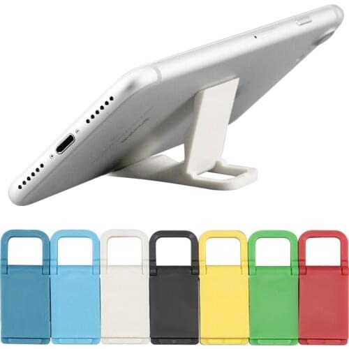 Hot sales Universal mobile phone holder Mini Desk Station Plastic Small bench Stand Holder For iPhone phone 1000pcs/lot