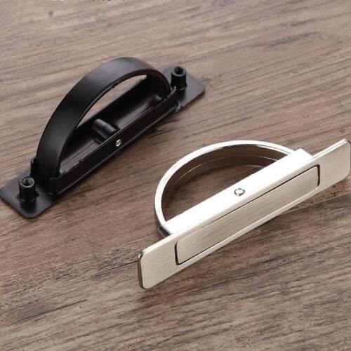 InvisibleTatami Cabinet Drawer Handle Rotating Hidden Grip Pulls Handld Hardware High Quality