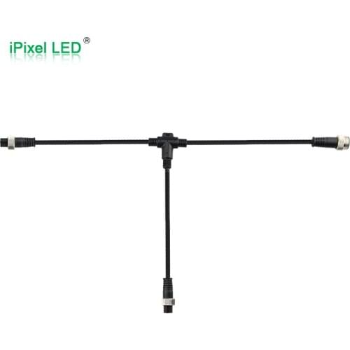 Factory Price 3PIN/4PIN/5PIN LED T connector 2Female + 1Male cables