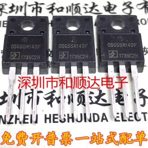 10PCS OSG55R140F New spot inventory TO-220F 550V 23A
