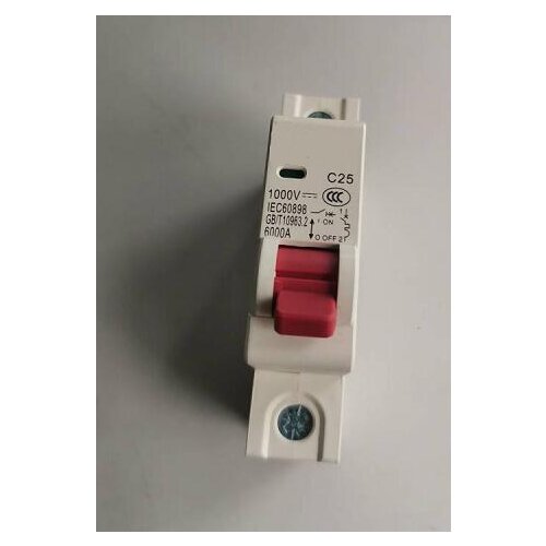 1P Solar Mini Circuit Breaker Overload Protect Switch DC 1000V 6A 10A 16A 20A 25A 32A 40A 50A 63A MCB for Photovoltaic PV System