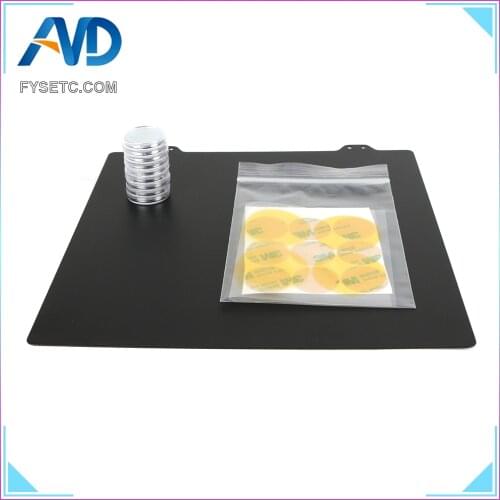 235x235mm Double Sided Textured PEI Spring Steel Sheet + Magnet To Be Magnetic Hot Bed For Ender-3 Ender 3s TEVO Flash