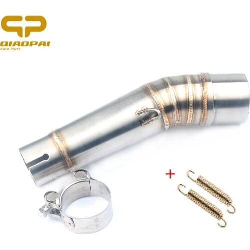2pcs Motorcycle Adapter Exhaust Middle Pipe For NC700 NC750 NC 700 NC 750 2012-2017 Muffler Slip-on Link Pipe
