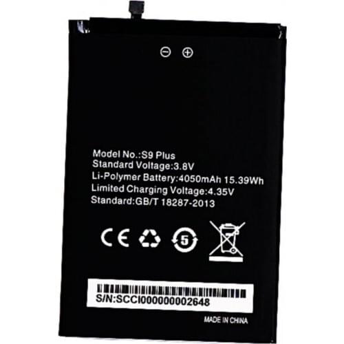 4050mAh Battery For Homtom S9 Plus Batterie Mobile Phone High quality Replacement Battery