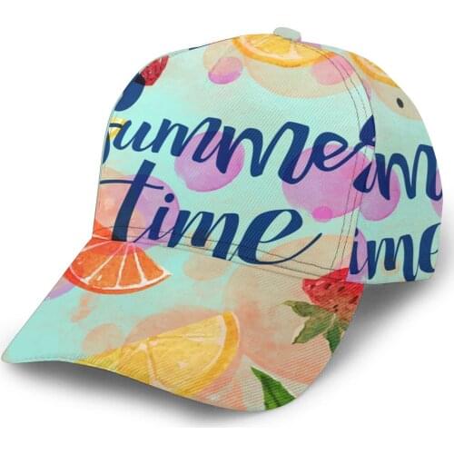 Oranges Lemons Summer Baseball Cap women men snapback caps Classic Style hat Casual Sport Outdoor cap