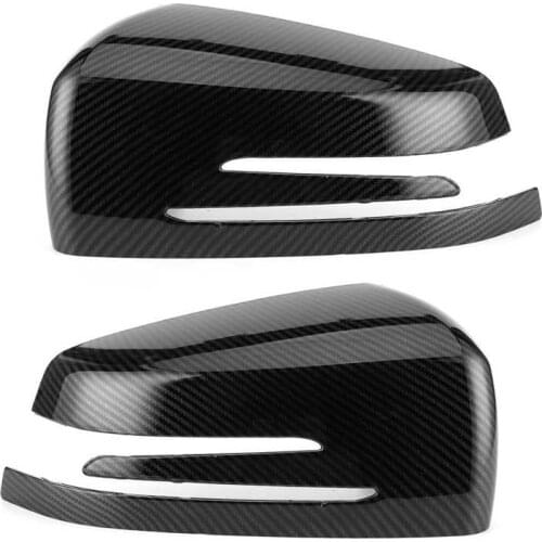 Car Mirror mirror cover Side Rearview Mirror Cover Decorative Trim Fit for Mercedes Benz A B C E CLS CLA GLA auto