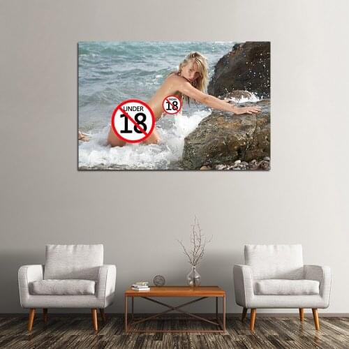 Sexy Lady Adult Model Photo Decorative Posters and Prints Wall Art Canvas Painting Wall Picture For Living Room