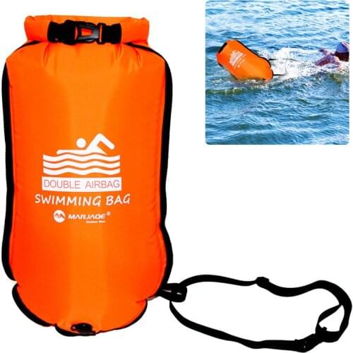 Double Airbags Inflatable Swimming Bag Ring Float Anti-snoring Storage Waterproof PVC Lifebuoy Buoy Prevent Drowning