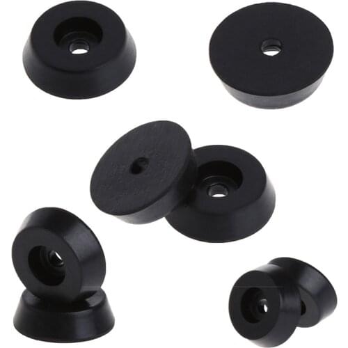 E7CC 20 Pcs Rubber Table Chair Furniture Feet Leg Pads Tile Floor Protector 18x15x5mm