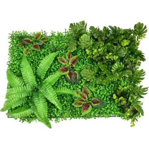 40*60CM Artificial Ivy Leaf Fence Net Green Leaf Fake Plants Balcony Fence Grass Mat Outdoor Courtyard Decoration Fake Lawn Pane