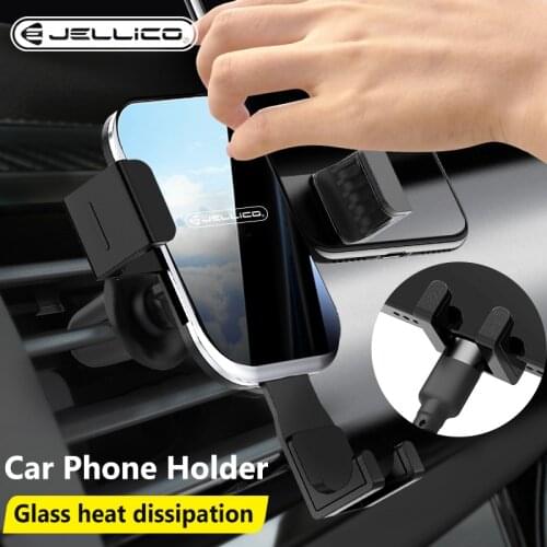 Jellico Car Phone Holder 360 Degree Rotation Car Air Vent Mount Universal Gravity Mobile Phone Holder For iPhone Car Holder