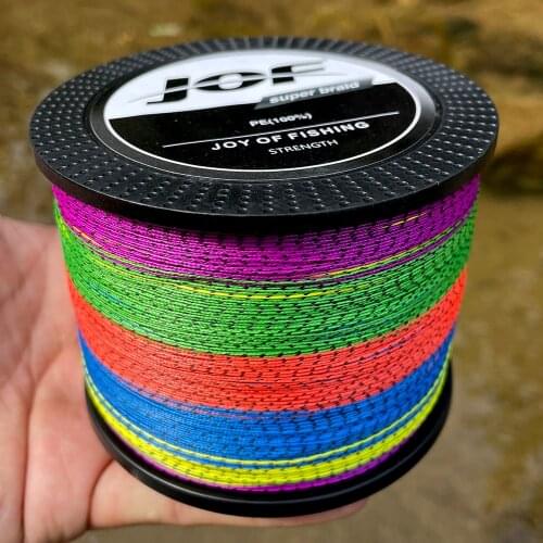 JOF 300m 500m 1000m Spot Braided Fishing Line 18,22,31,39,43,52,61,78,96LB Multifilament Fishing Line