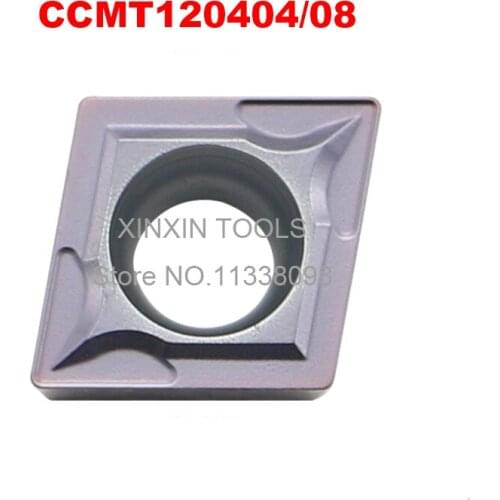 10PCS CCMT120408 CCMT120404 Internal Turning carbide Stainless steel inserts tool Milling cutter Lathe Tools CNC tool CCMT 12