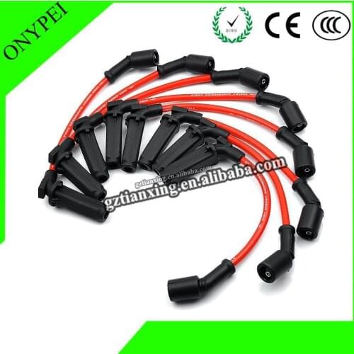 8X Spark Plug Wire Set For Pontiac Chevrolet Saab Buick 05-08 19297032 9748RR