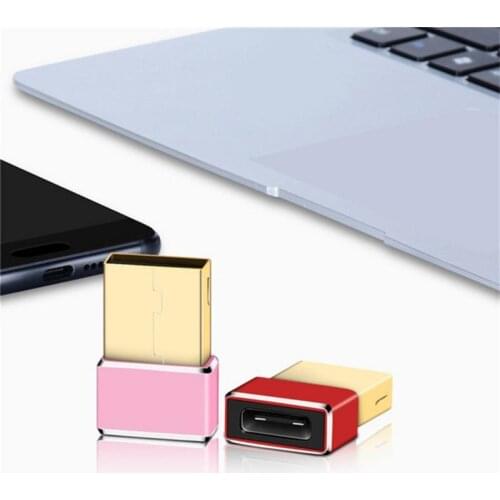 New USB 2.0 Male To Type-c Female Converter Adapter Adapter Computer Phone Adapter For Macbook Samsung Huawei USB To Type-c OTG