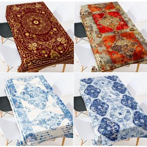 Geometric stripe printing table runner tablecloth Dining tables table table cover tablecloth Tablecloth for table picnic blanket